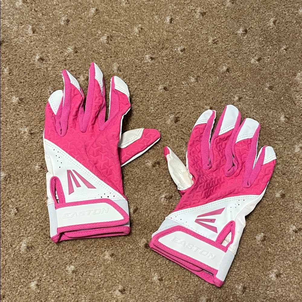 Easton softball batting gloves